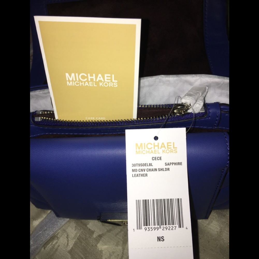 ⭐️⭐️⭐️⭐️4X HP⭐️⭐️⭐️⭐️ 💯 NWT Michael Kors Quilted Cece Shoulder - Picture 14 of 16